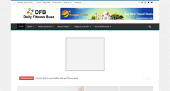 Desktop Screenshot of dailyfitnessbuzz.com